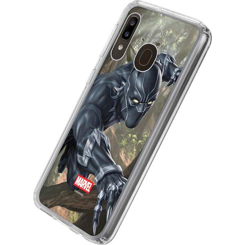 Marvel Black Panther In the Jungle Galaxy A20 Clear Case